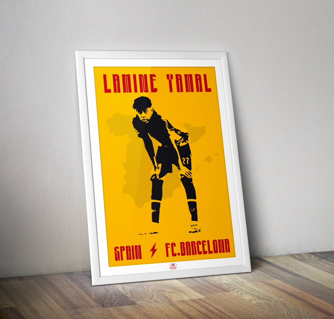 Affiche Lamine Yamal I FC Barcelone I Affiche football