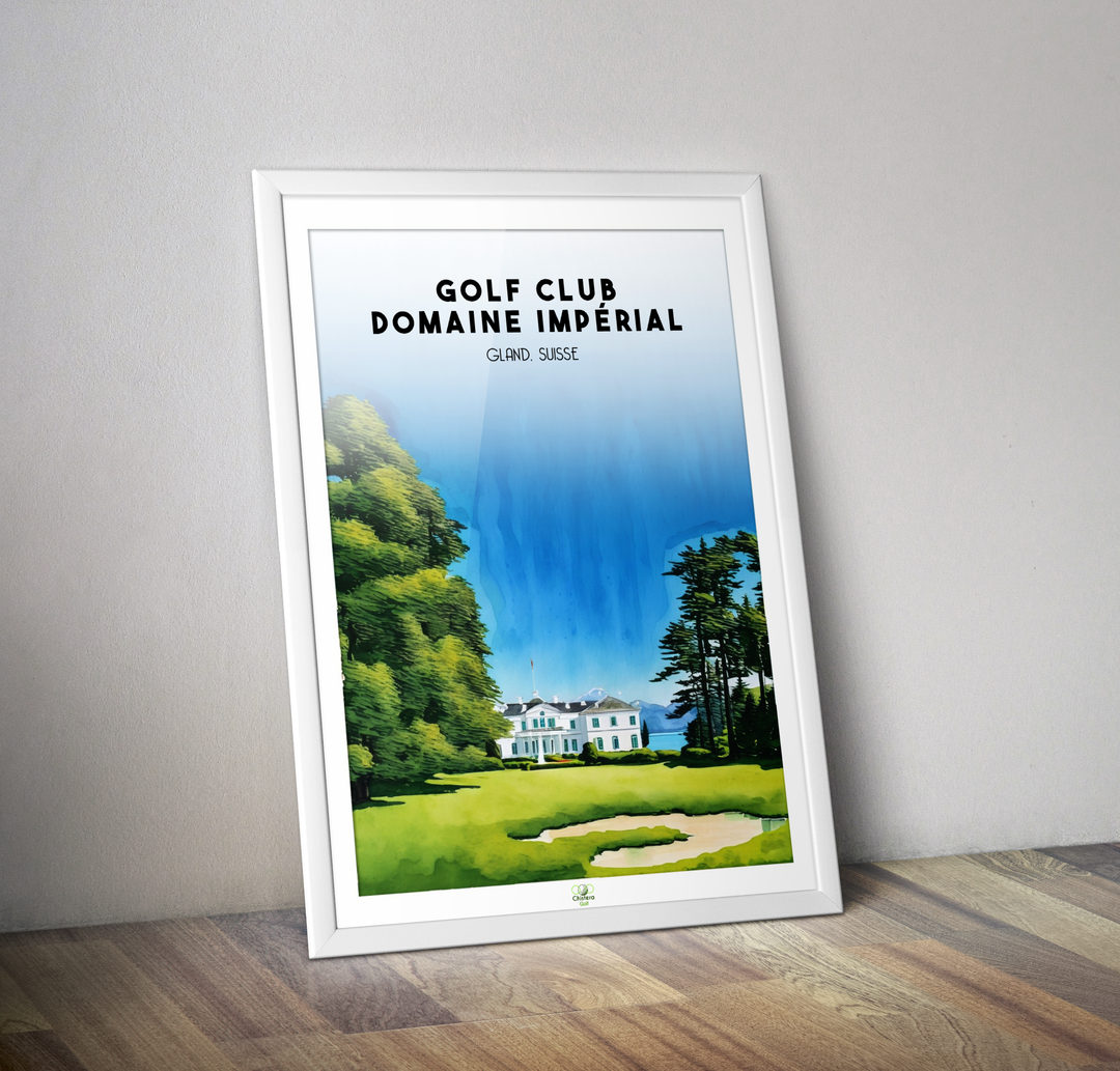 Affiche golf club domaine impérial I Gold Suisse Gland