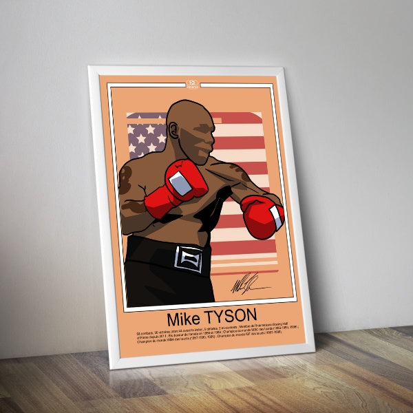 Affiche Mike Tyson boxe USA I Affiche de boxe