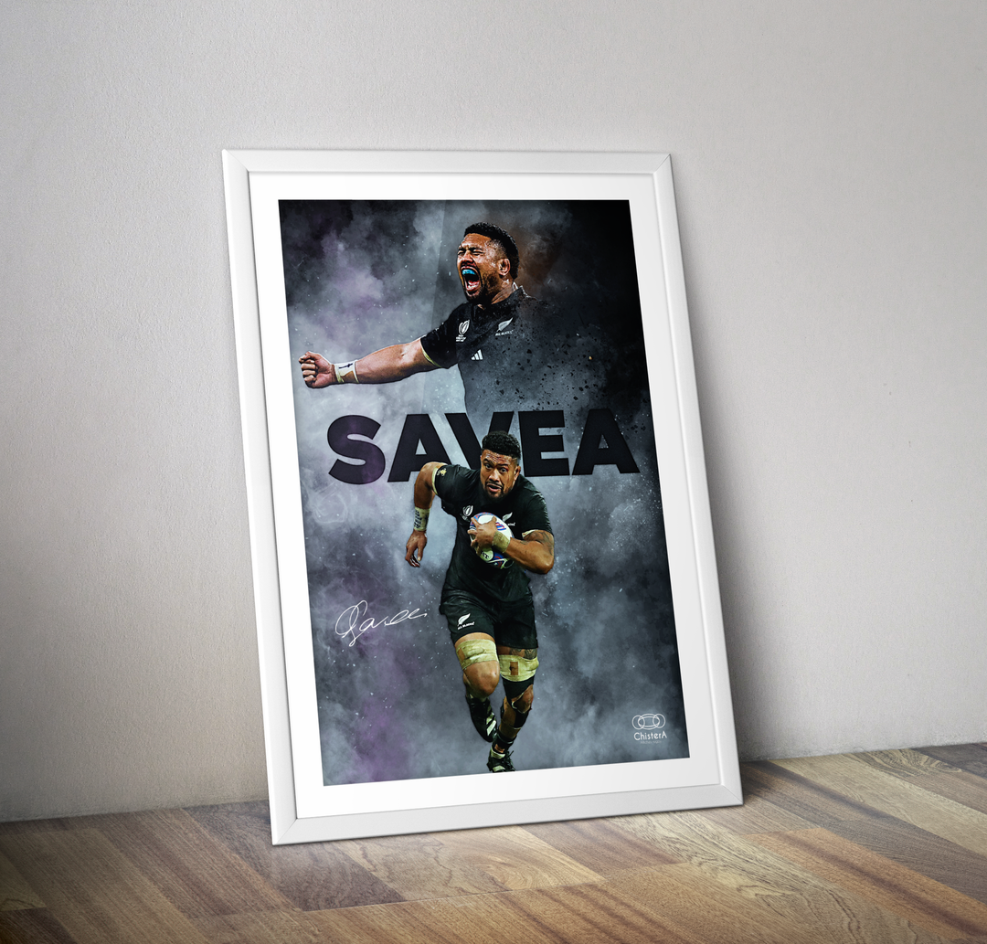 Affiche Ardie Savea I Joueur rugby I Affiche rugby