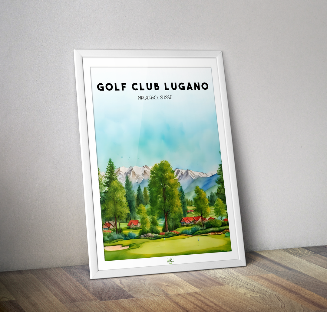 Affiche golf club Lugano I Golf Magliaso Suisse