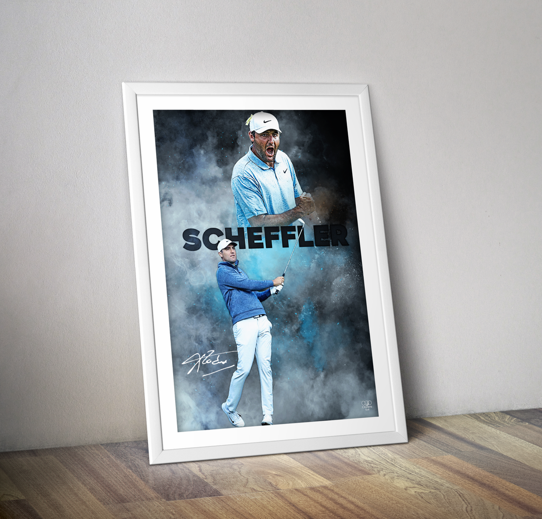 Affiche Scott Scheffler golf PGA golfeur USA