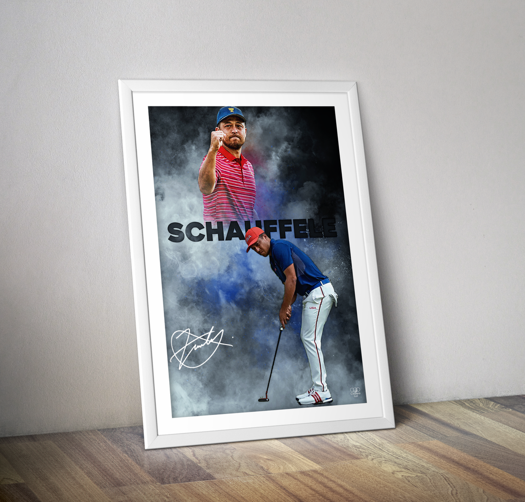 Xander Schauffele poster golfeur américain I Affiche golf