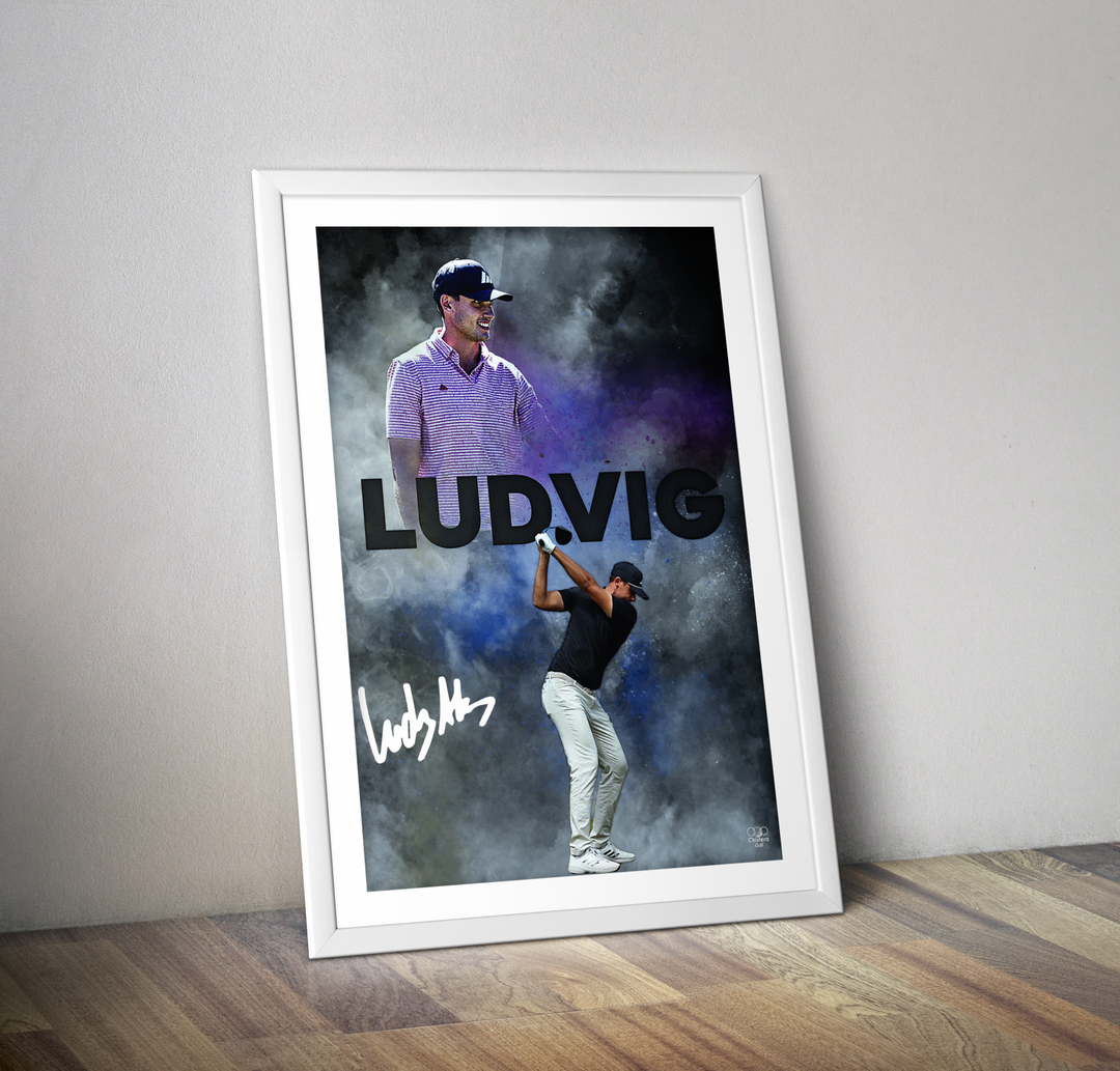 Ludvig Aberg affiche golfeur Suéde I PGA Tour