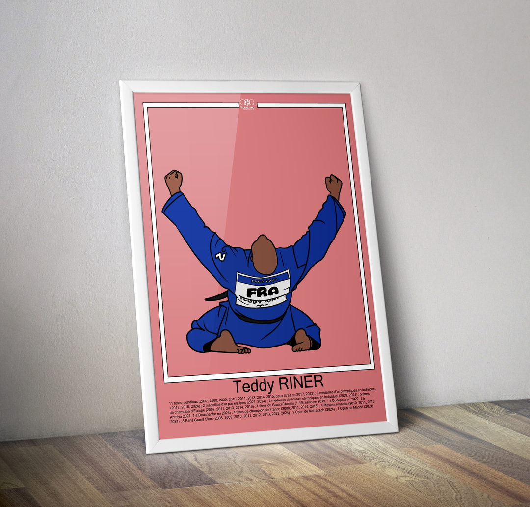 Affiche Teddy Riner victoire palmarès I Affiche judo
