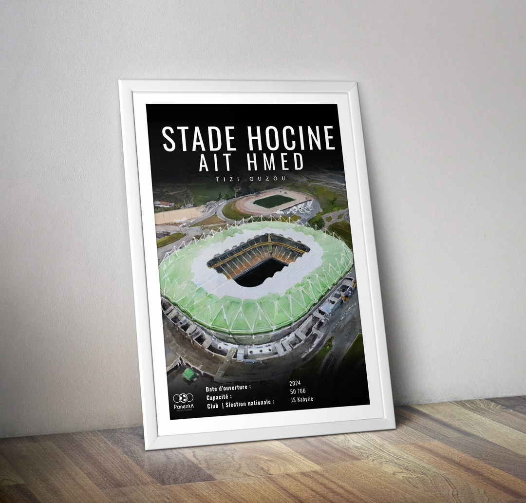 Stade Hocine Ait Ahmed I Affiche stade Algérie Tizi-Ouzou