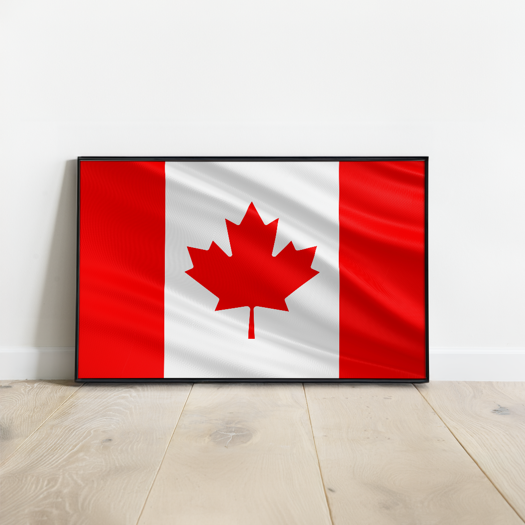 Affiche drapeau du Canada I Affiche Chistera I Flag poster