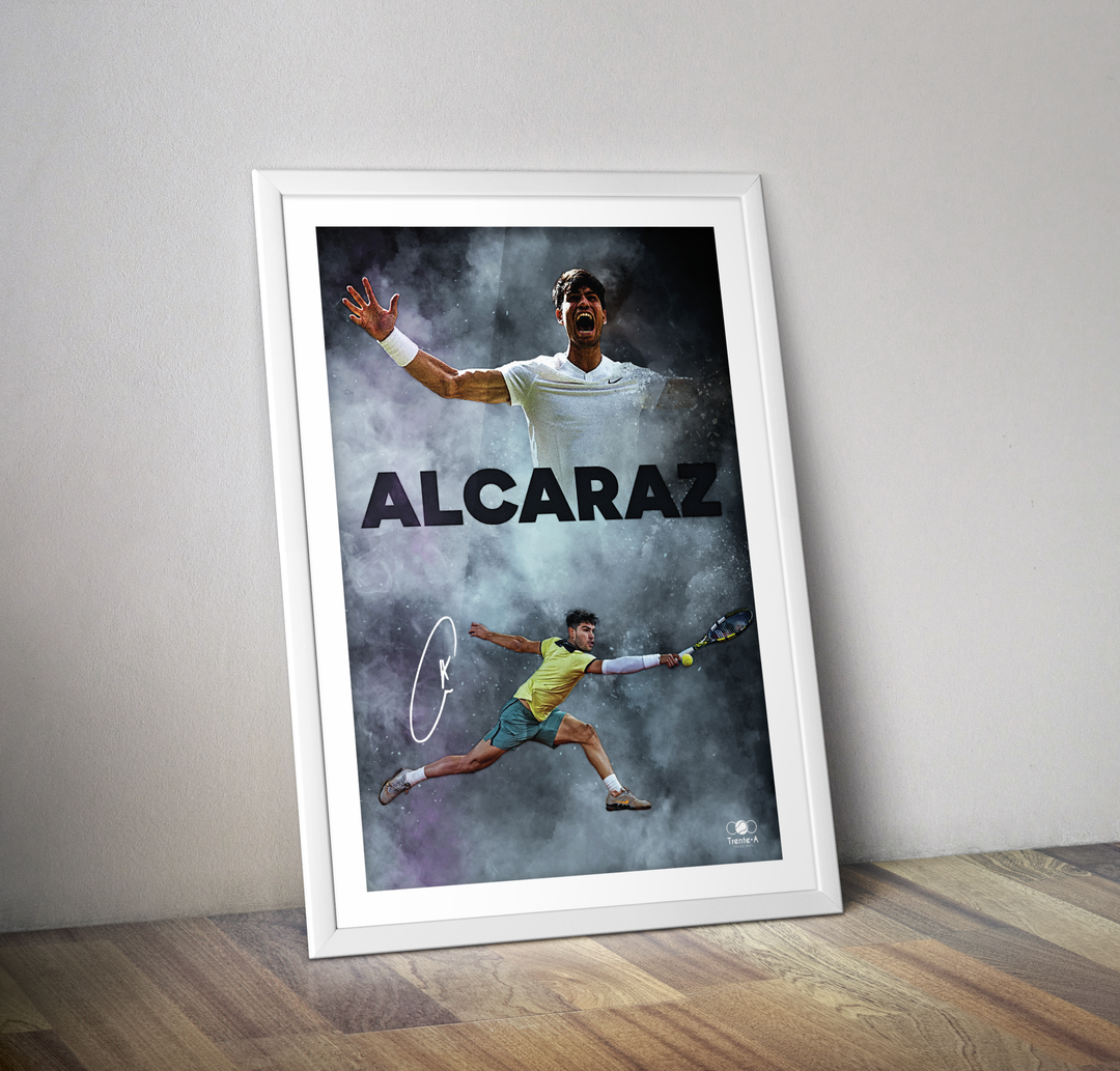 Affiche Carlos Alcaraz I Affiche joueur tennis