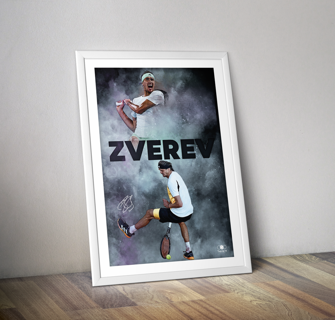 Affiche Alexander Zverev I Affiche joueur de tennis