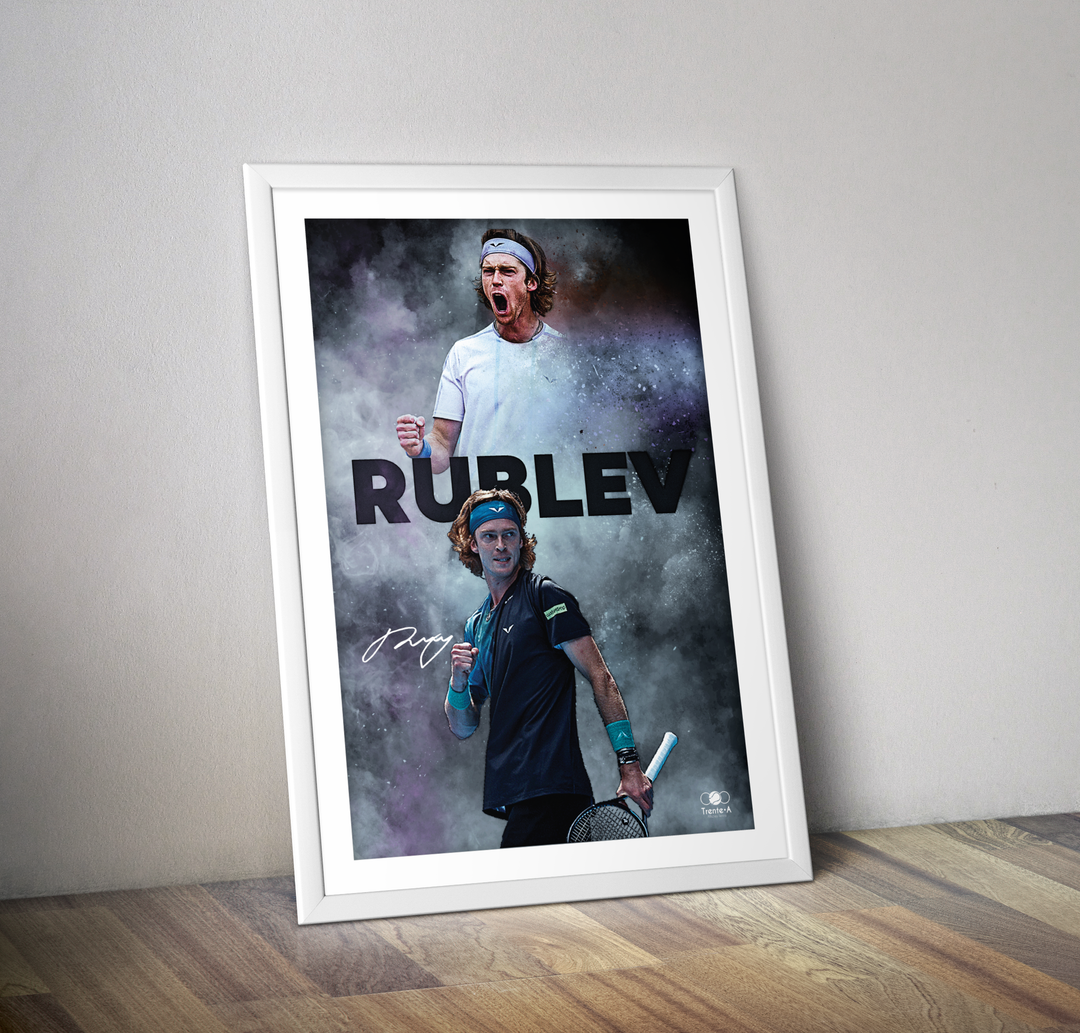 Affiche Andrey Rublev I Affiche joueur de tennis