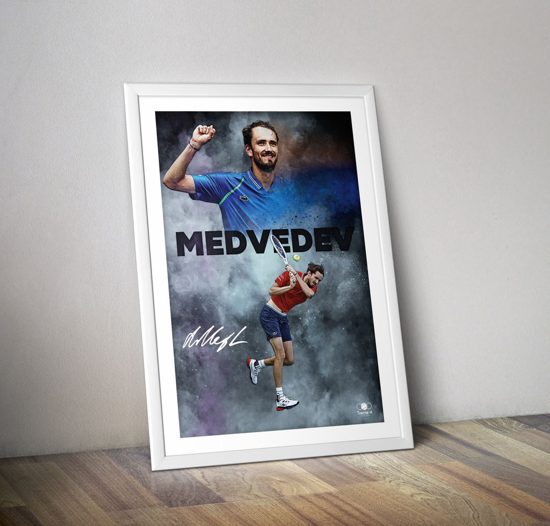 Affiche Daniil Medvedev I Affiche tennis I Poster tennis players