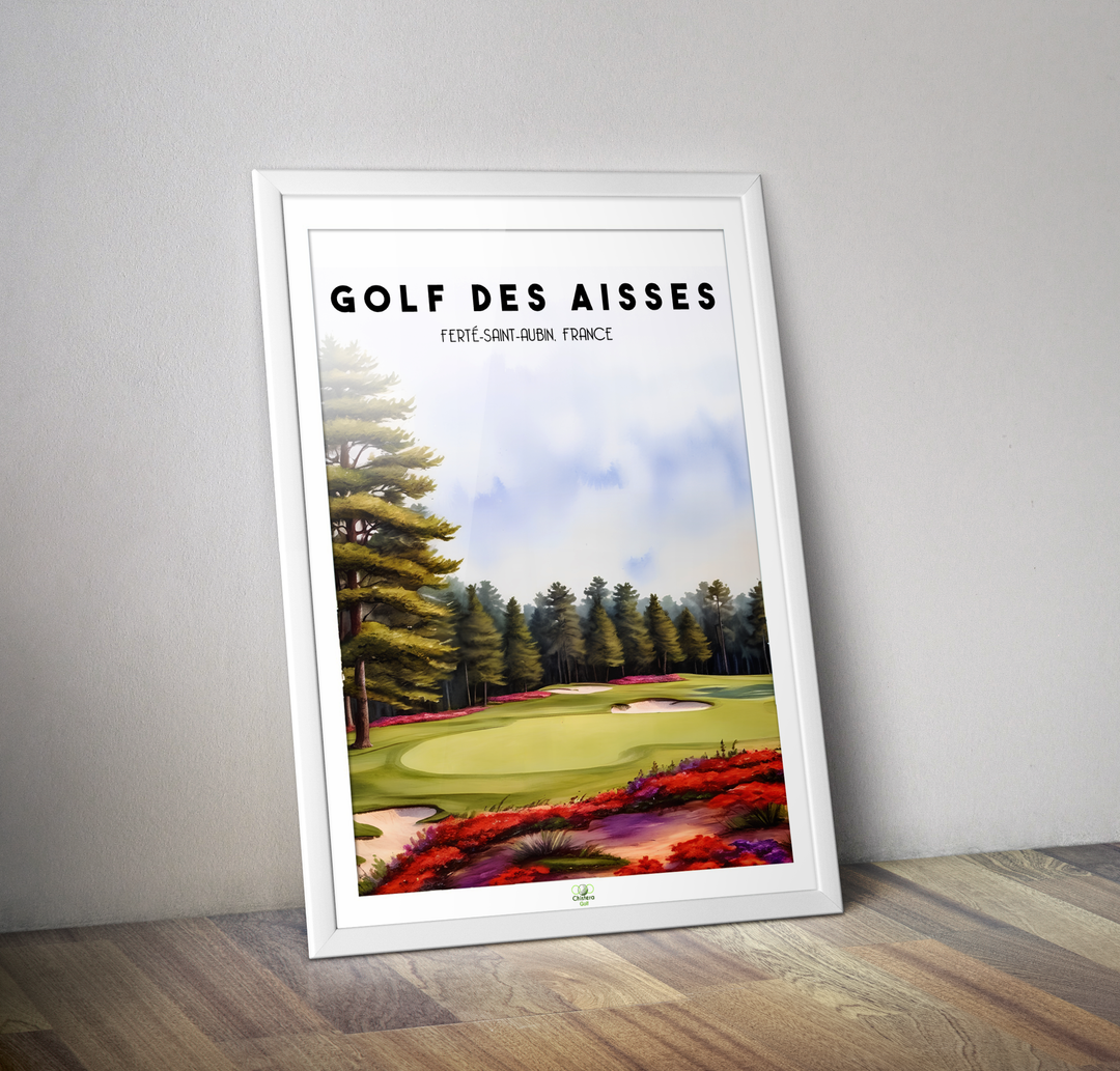 Affiche golf des Aisse I Golf Ferté saint Aubin I Golf Martin Hawtree