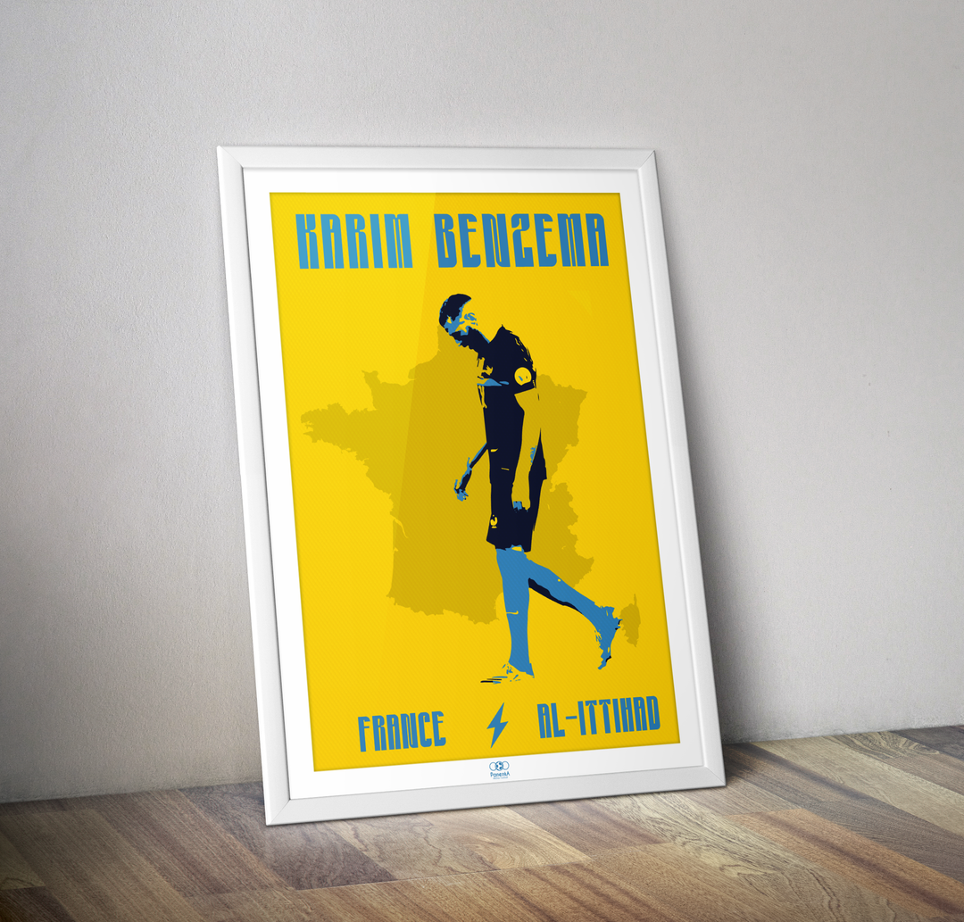 Affiche Karim Benzema I Affiche joueur de football