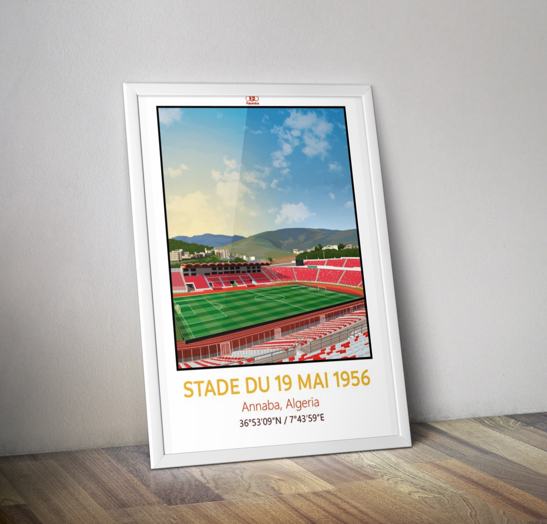 Affiche stade du 19 mai 1956 I Affiche stade Algérie