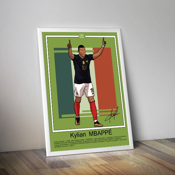 Affiche Mbappé I Affiche football équipe de France