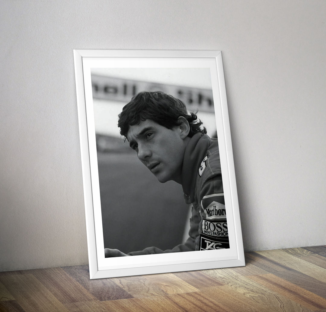 Affiche Ayrton Senna - Affiche de Formule 1 vintage