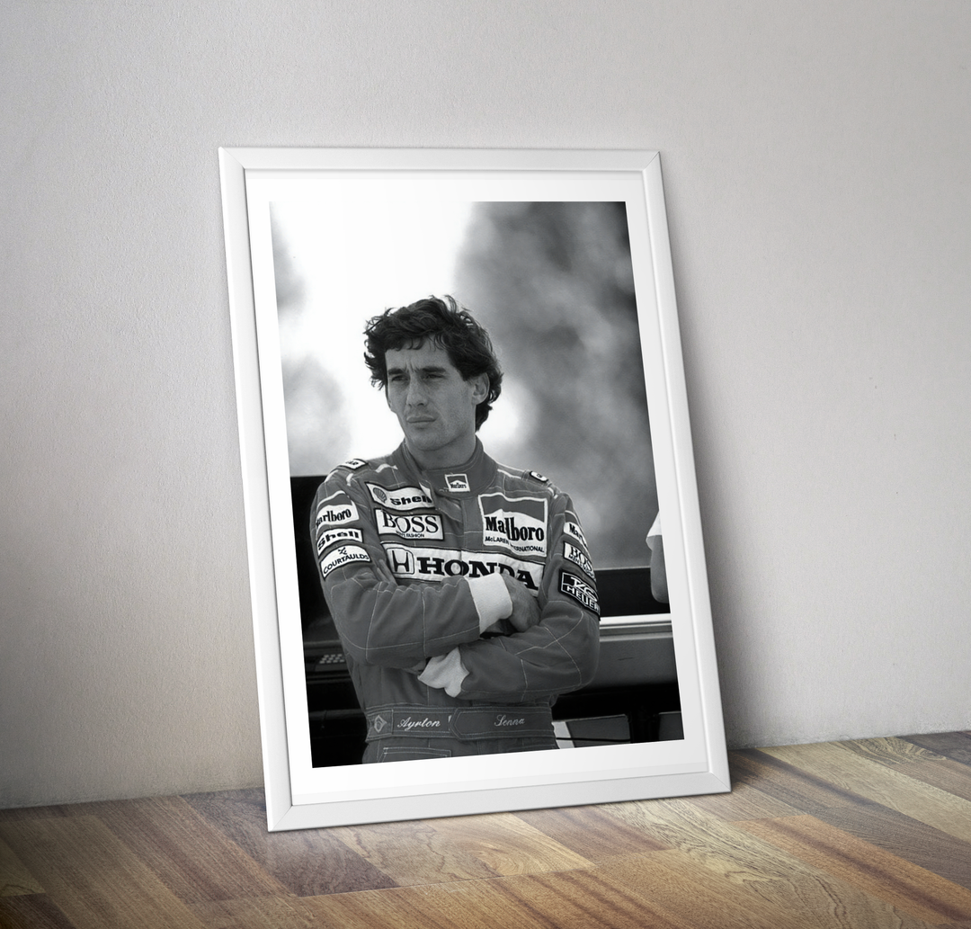 Affiche Ayrton Senna formule 1