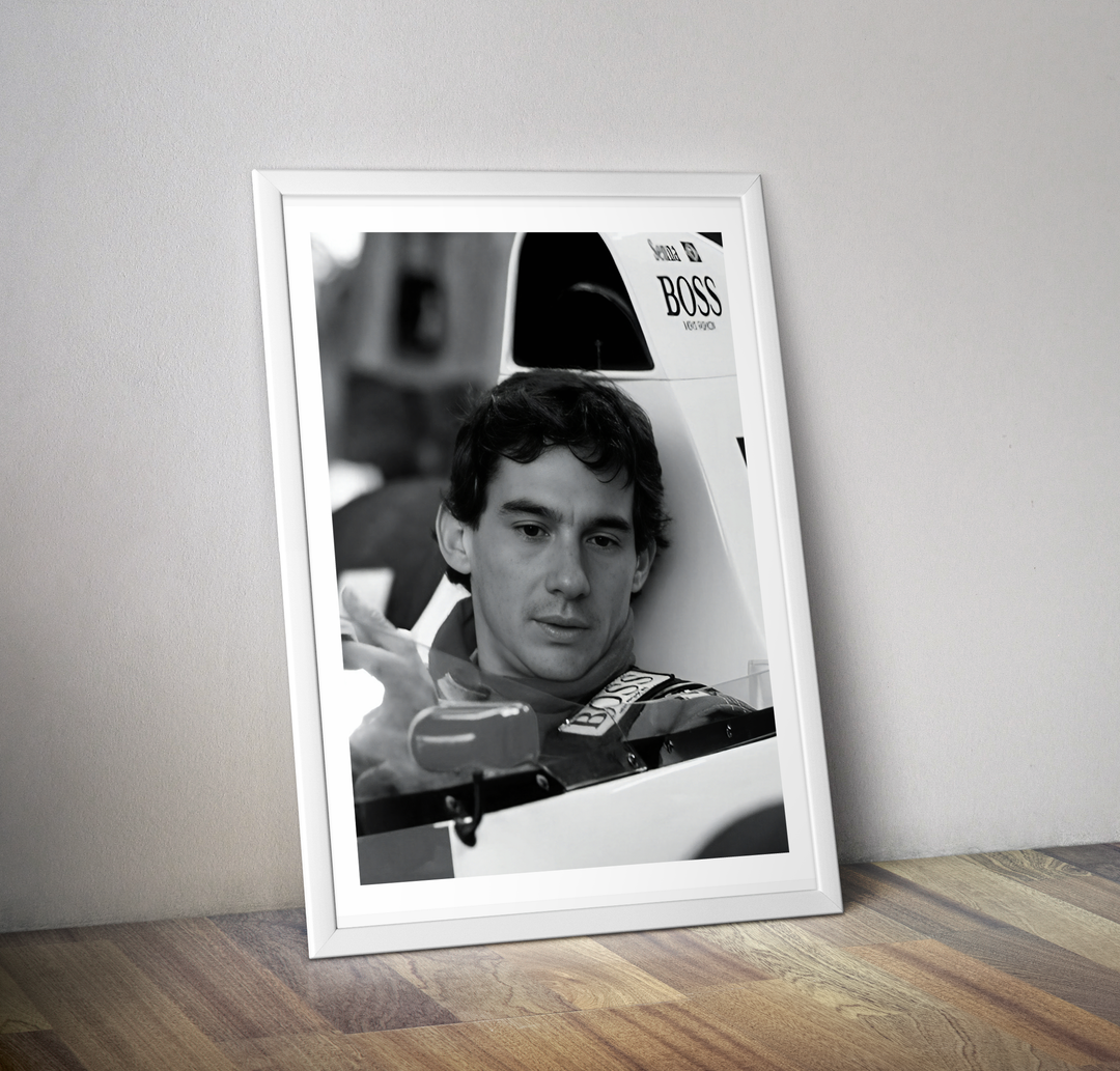 Affiche Ayrton Senna Formula 1 Racing Art - Poster formule1