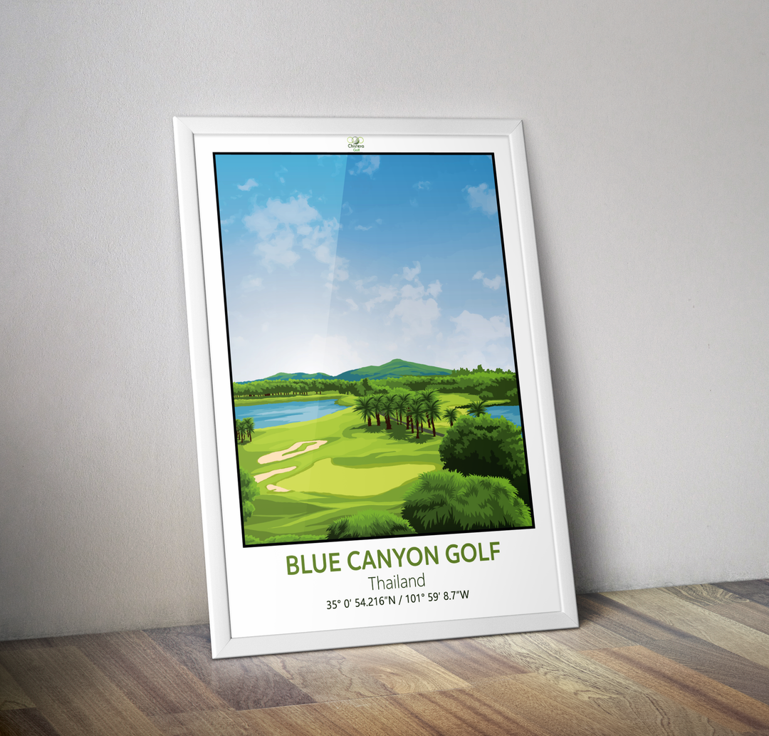Affiche golf Blue Canyon I Golf Thailande