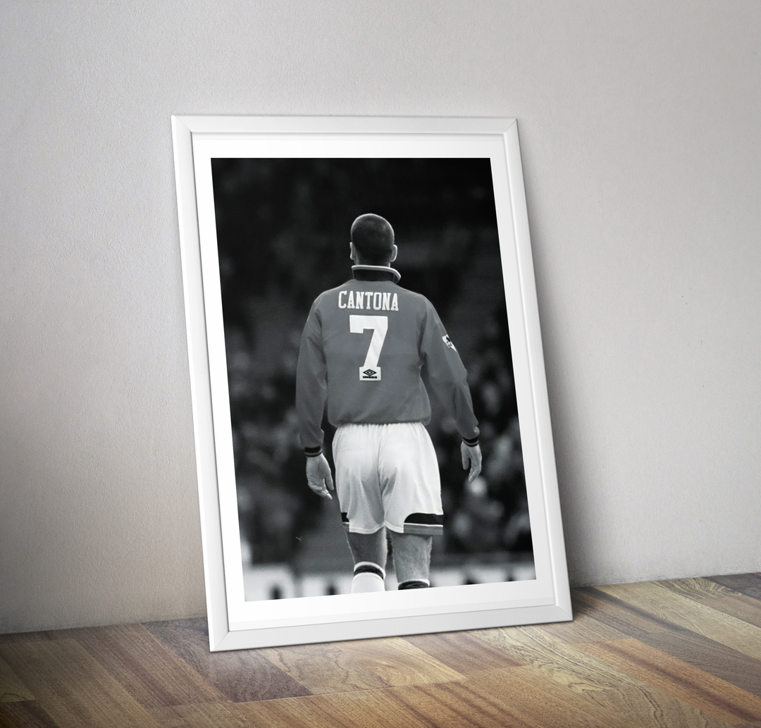 Affiche Eric Cantona Manchester United - Affiche football
