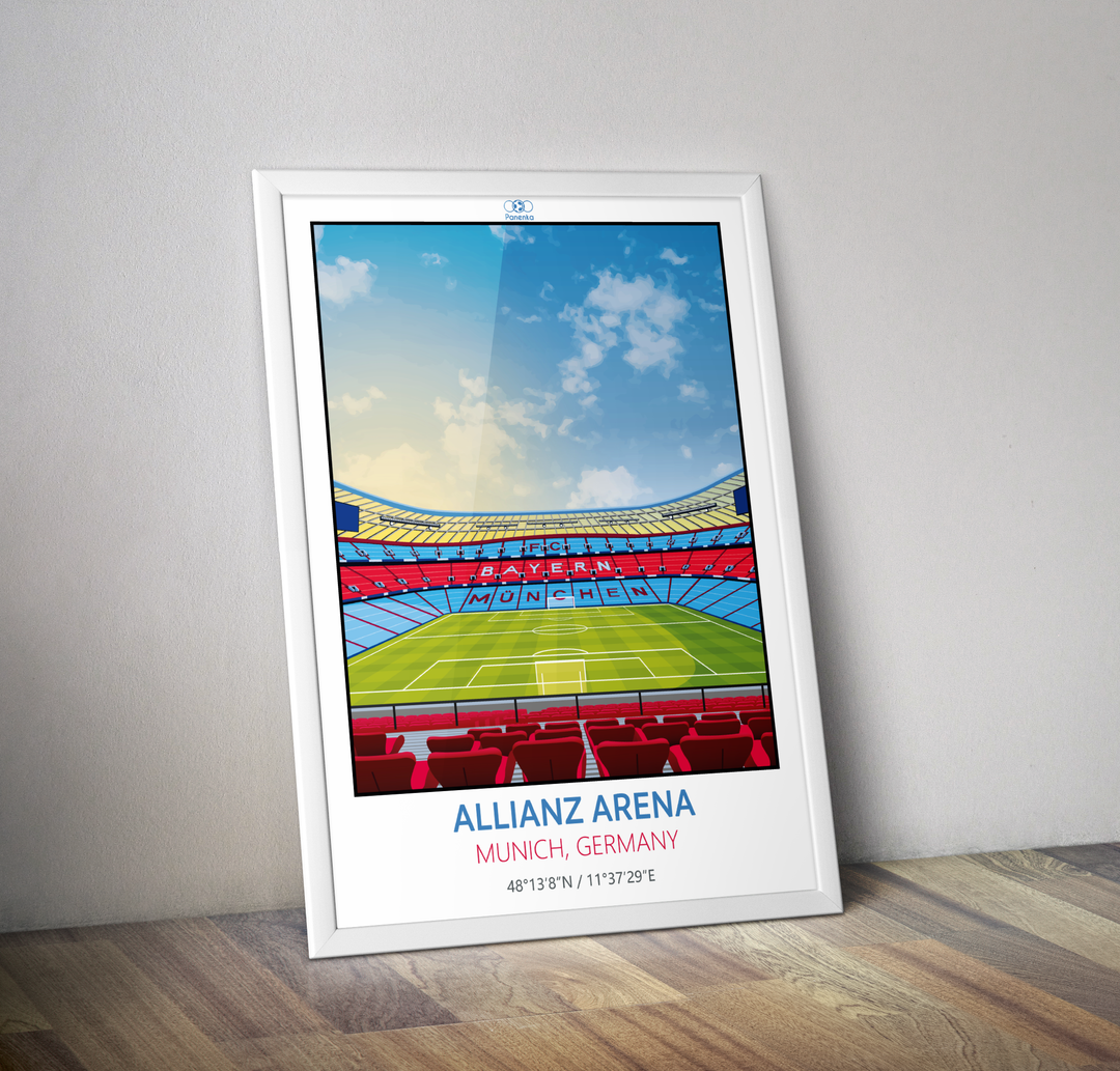 Affiche stade Allianz Arena Munich I Affiche stade Allemand