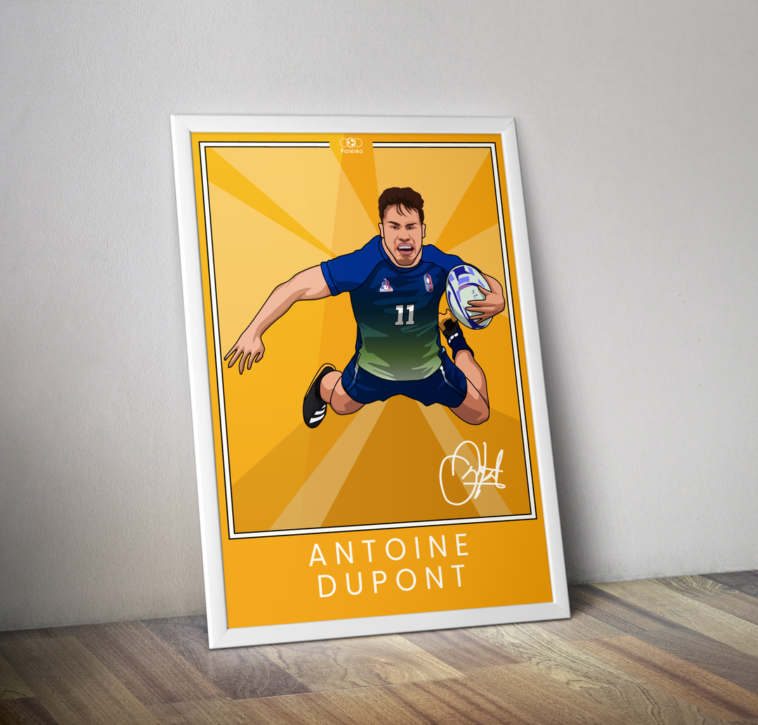 Affiche Antoine Dupont JO Paris 2024 I Poster Antoine Dupont