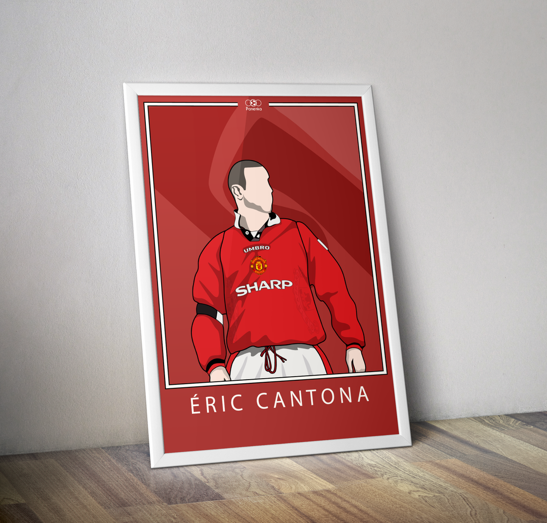 Affiche Eric Cantona Manchester United I Poster the King Cantona