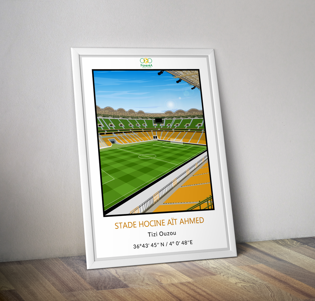 Stade Hocine Ait Ahmed I Afiche stade de foot Algérie