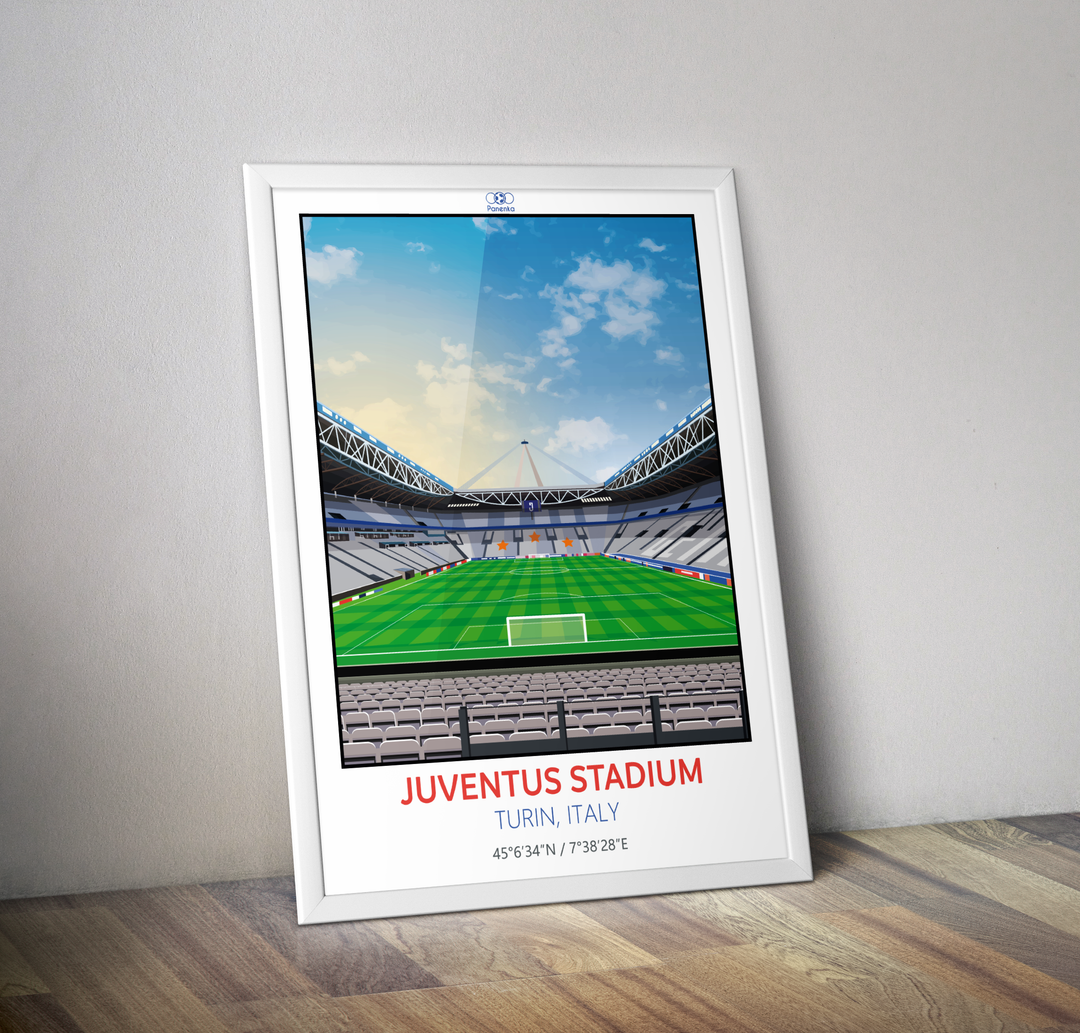 Affiche stade Juventus Turin Italie I Affiche stade de foot