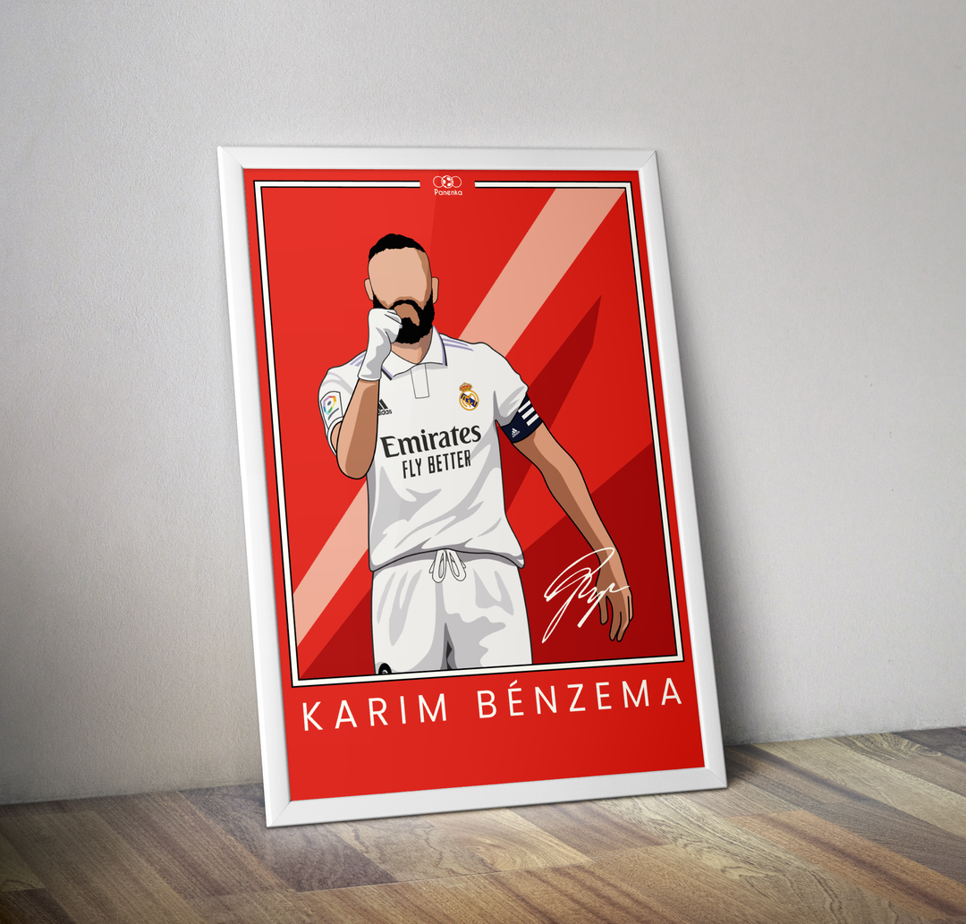 Affiche Karim Benzema I Affiche Real Madrid