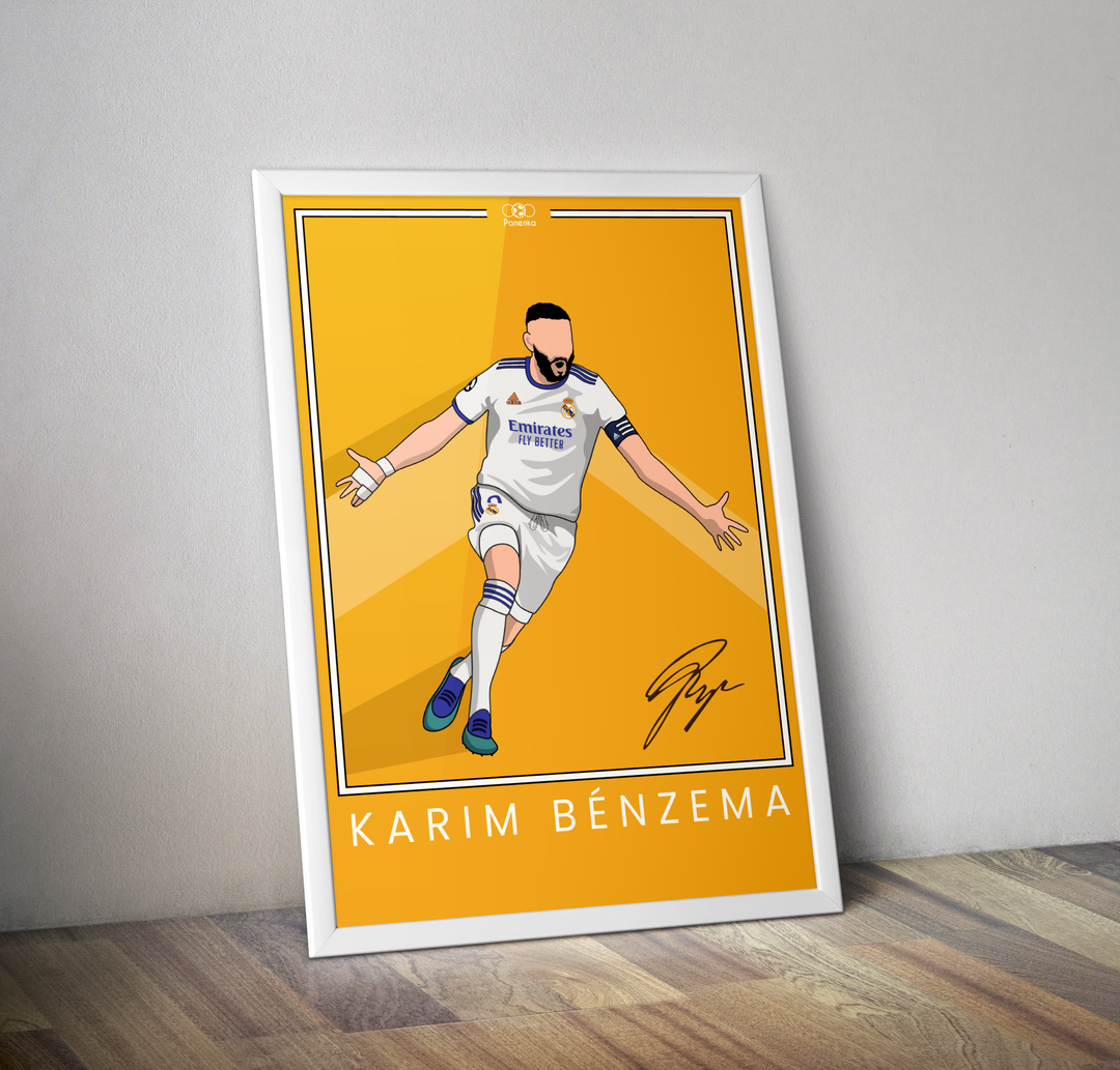 Affiche Benzema Real de Madrid
