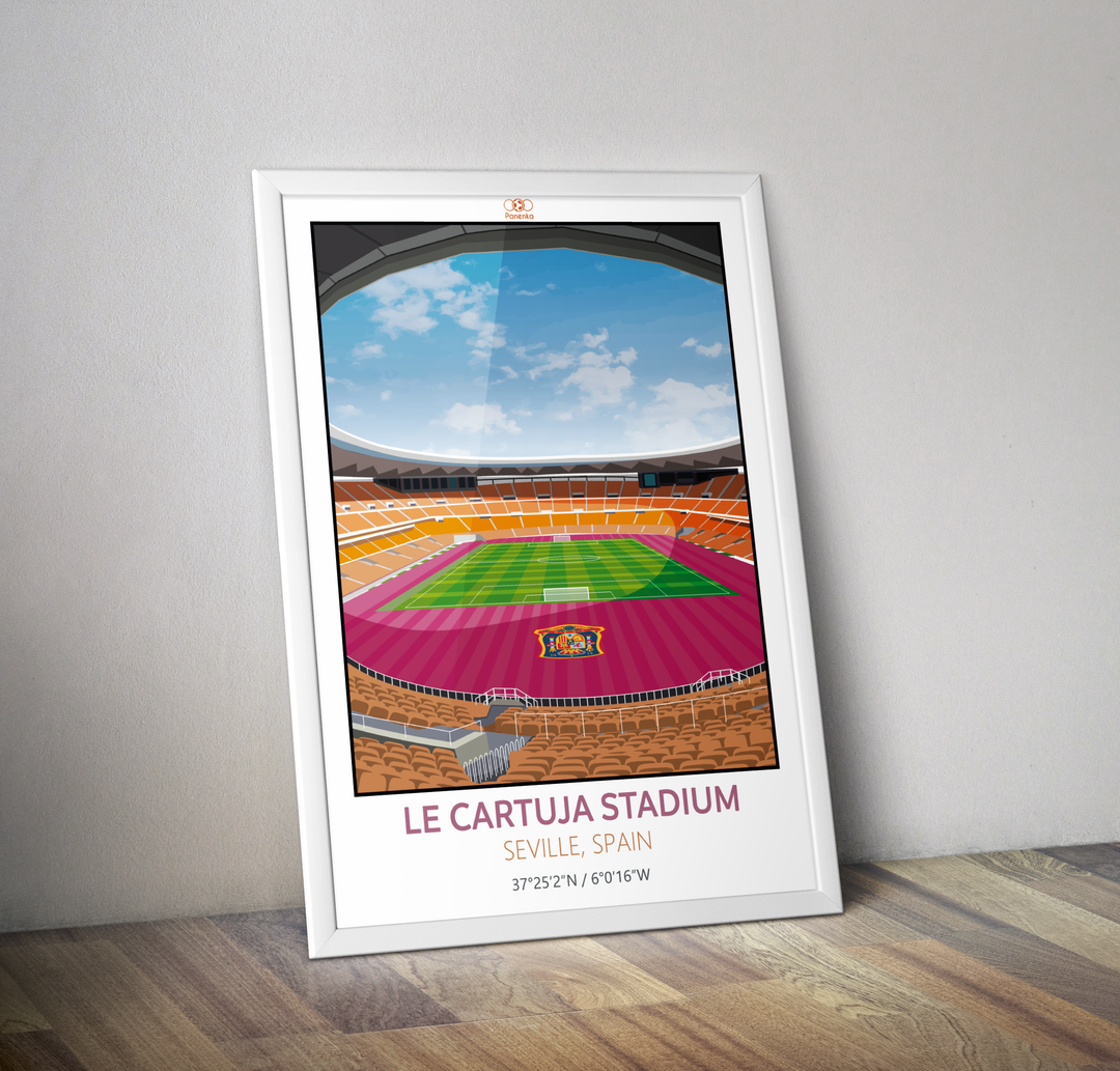 Affiche stade Le Cartuja stadium I Affiche stade Espagnol