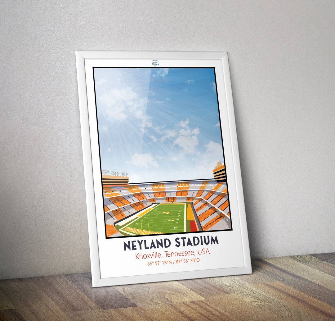 Affiche stade Neyland stadium I Affiche football américain