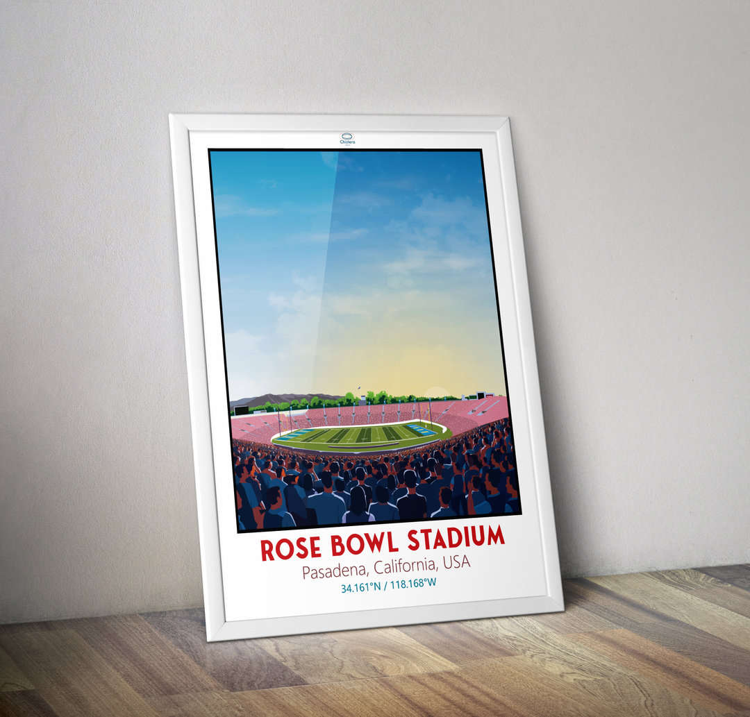 Affiche stade Rose Bowl Stadium I Affiche football US