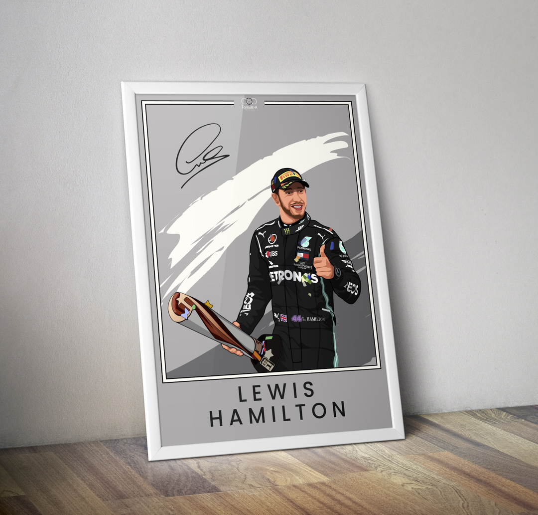 Affiche Lewis Hamilton formule 1 I Grand prix Turquie champion du monde