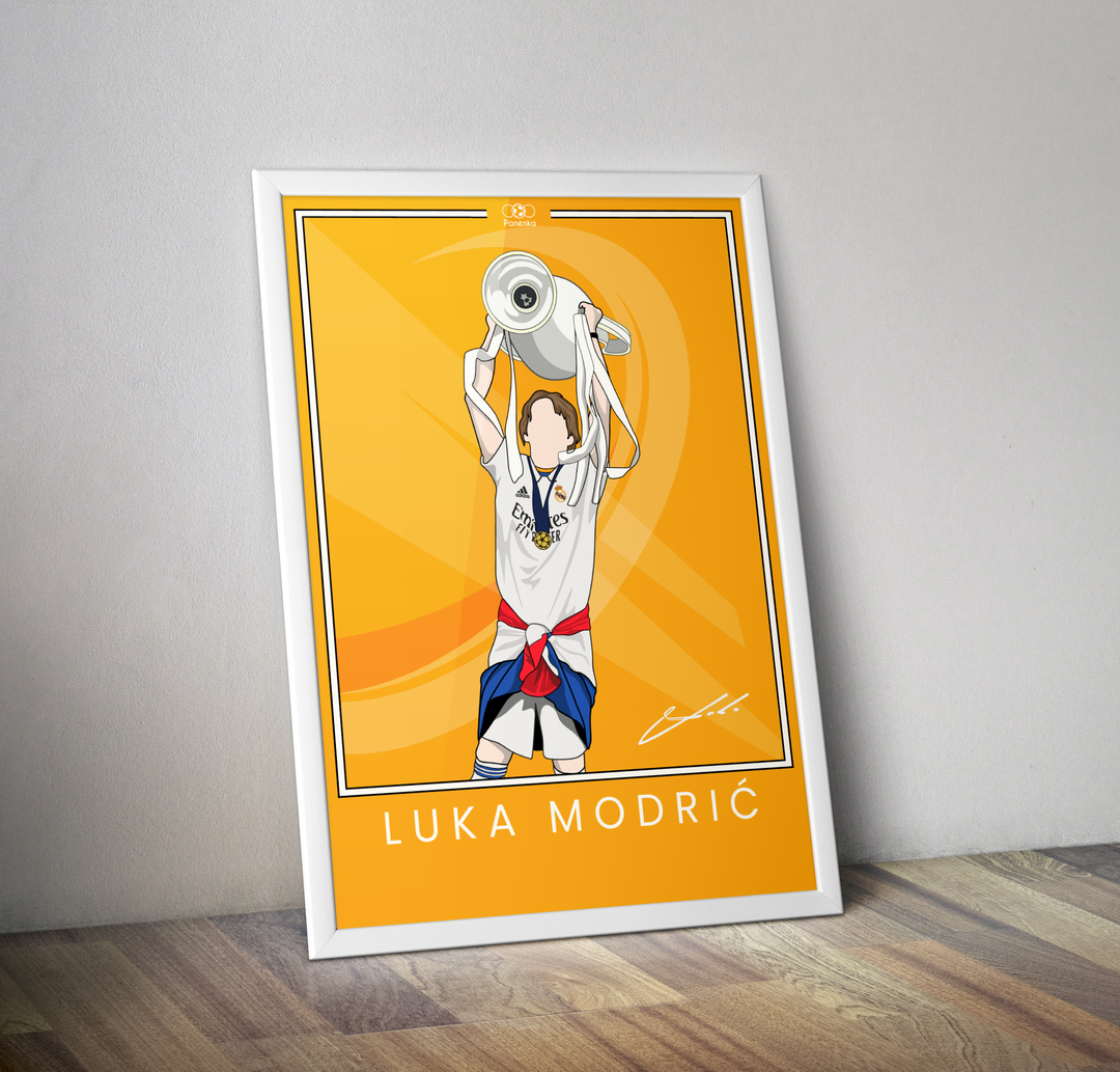 Affiche Luka Modric I Affiche légende joueur football