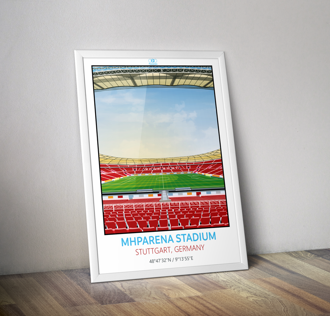 Affiche MHP Arena Stuttgart I Affiche stade Allemand