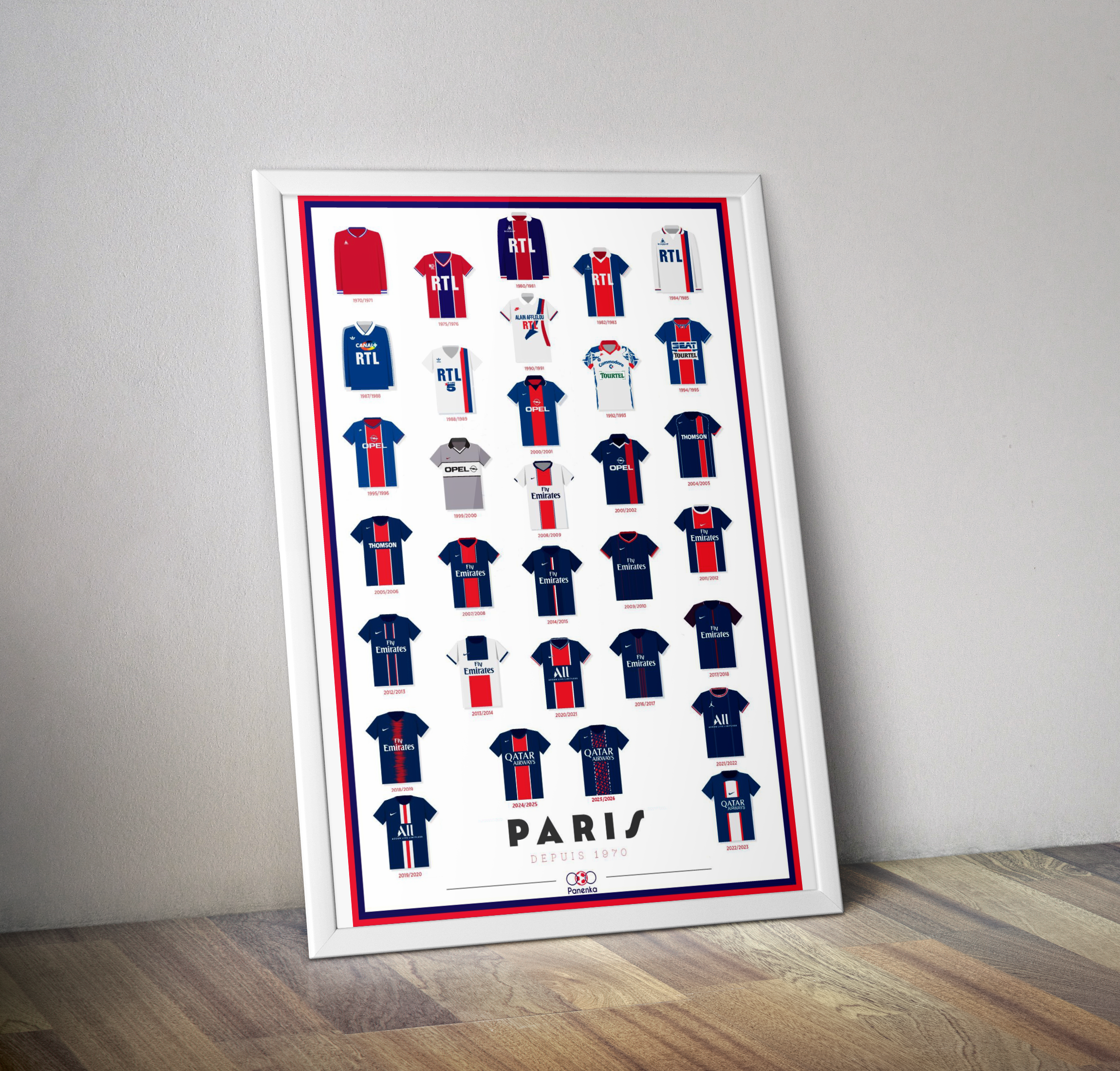 Revue Miroir Du Foot – Maillots ASSE, France, OM, PSG, Nantes – Poster Nice