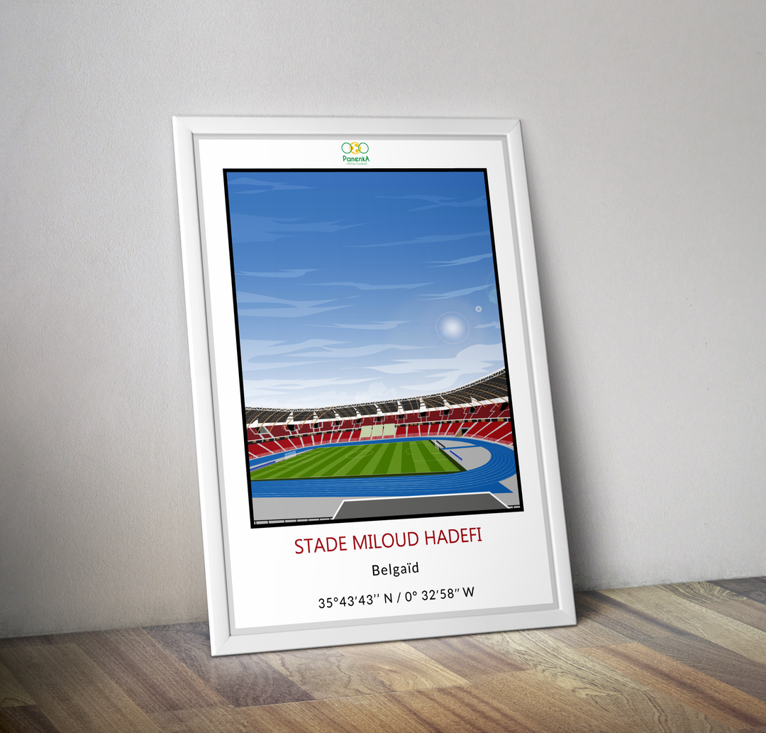 Stade Miloud Hadefi I Affiche stade Algérie football