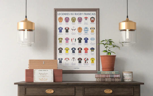 Chistera Panenka, affiches déco rugby, foot et sports
– Chistera - Panenka