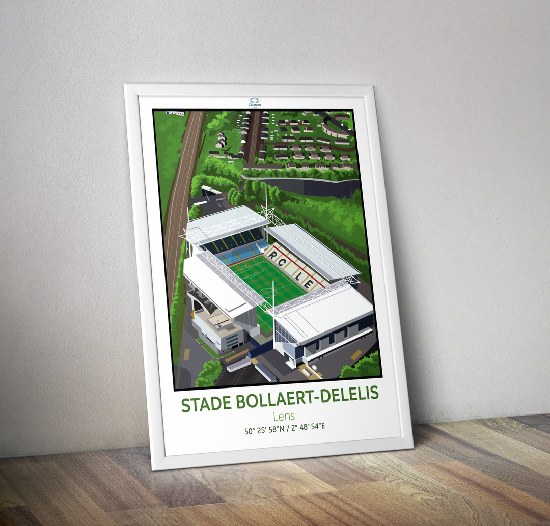 Affiche stade de foot Bollaert I Stade de Lens