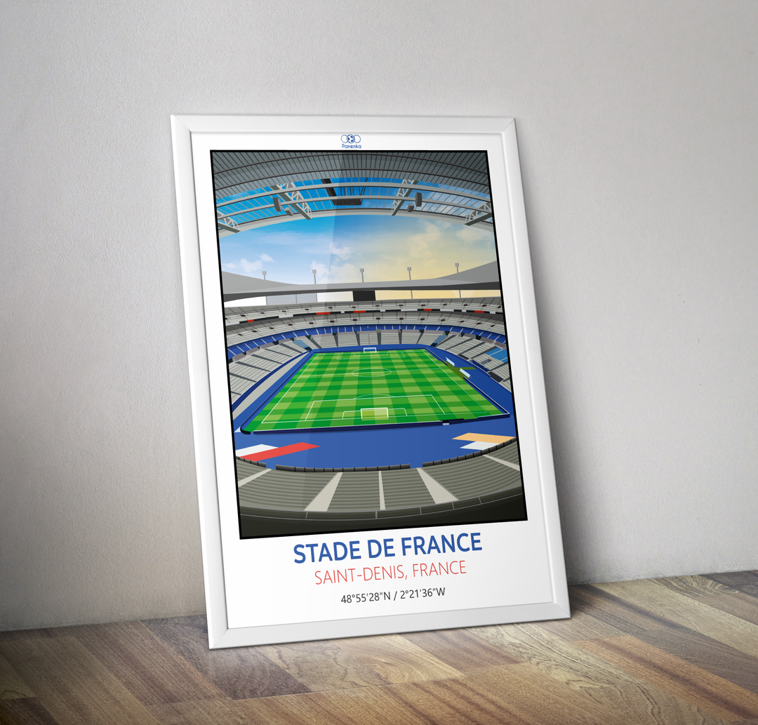 Affiche stade de France Paris I Affiche stade JO Paris 2024