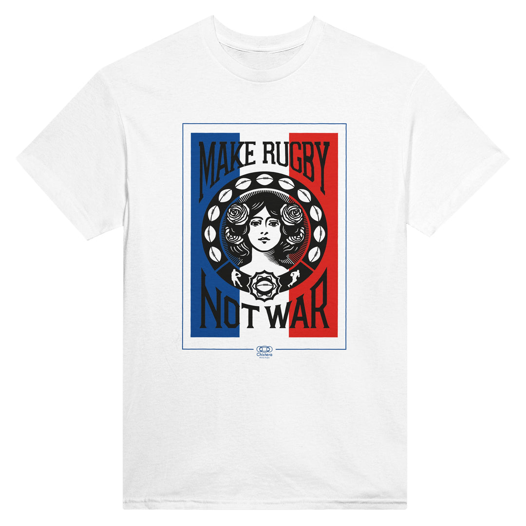 Tee shirt Make rugby no war I tee shirt rugby