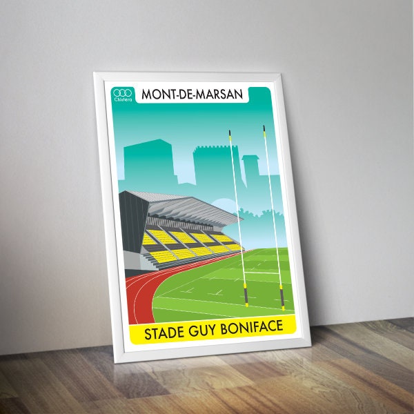 Affiche stade MONT DE MARSAN I Rugby I Prod D2
