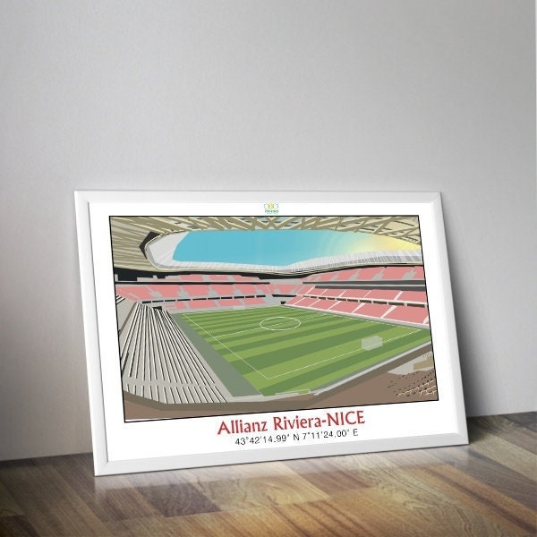 Affiche stade Allianz® Riviera® I Stade de Nice I OGC Nice