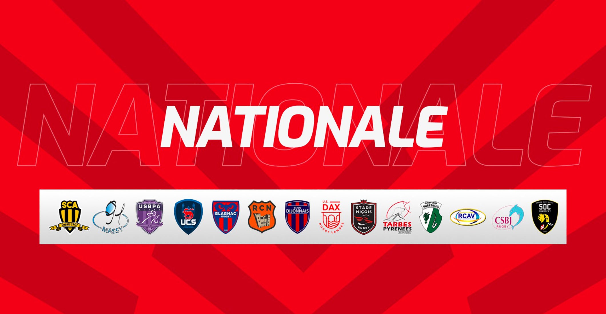 Affiches stades rugby NATIONALE 1