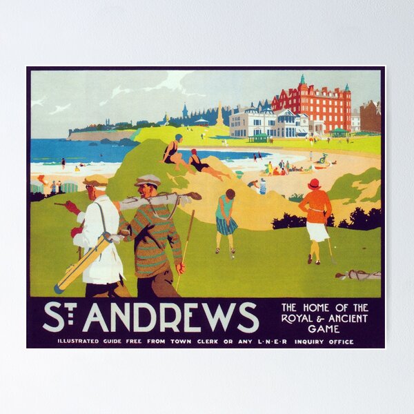 Affiche Pub Vintage Golf