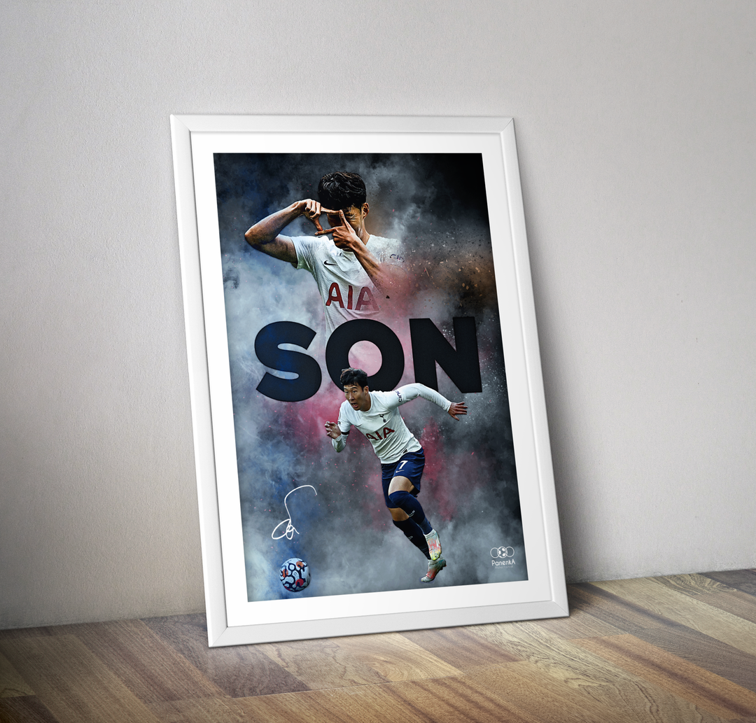 Affiche football son heung min - Poster de football