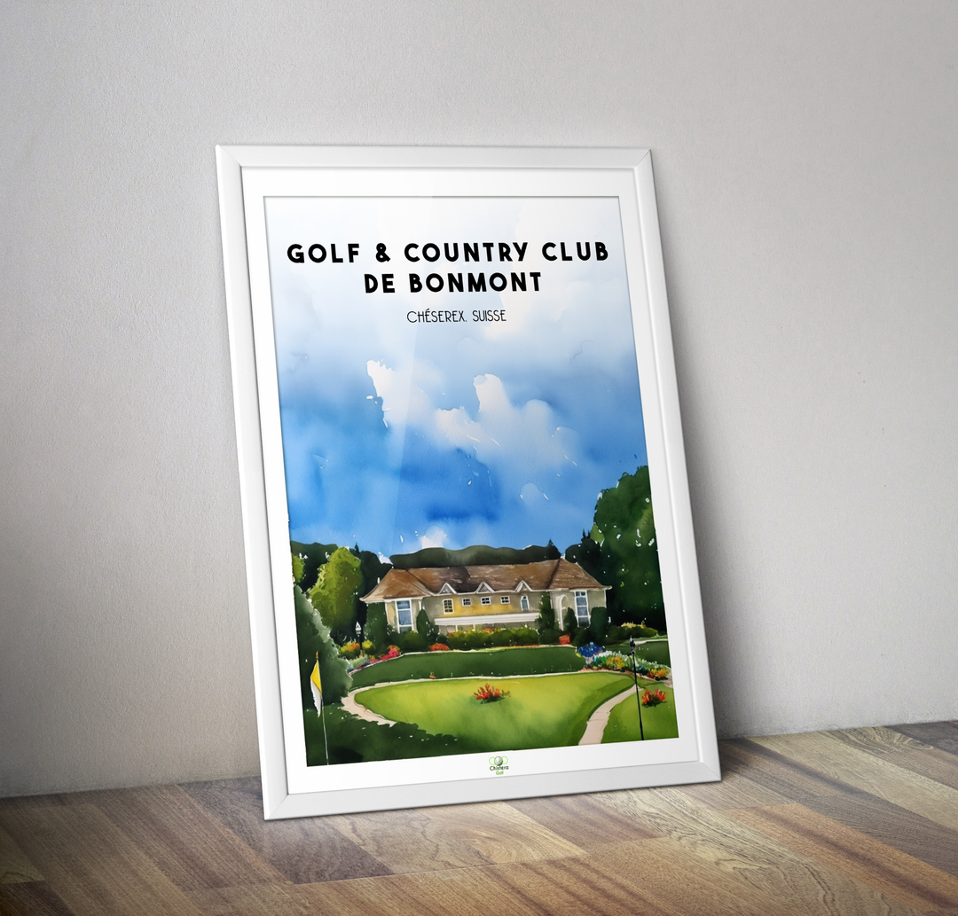 Affiche golf country club de Bonmont I Golf Suisse