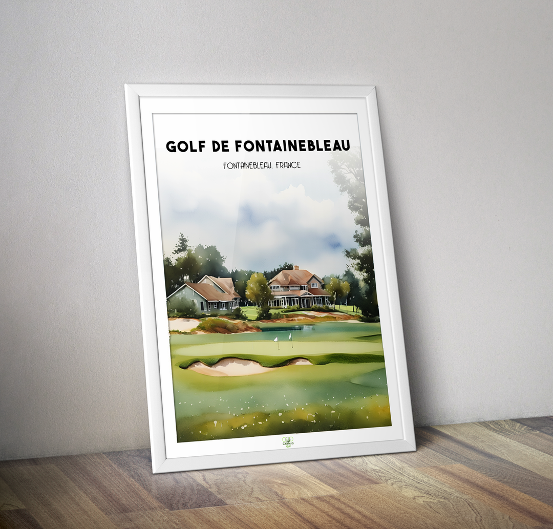 Affiche golf de Fontainebleau I Golf Tom Simpson